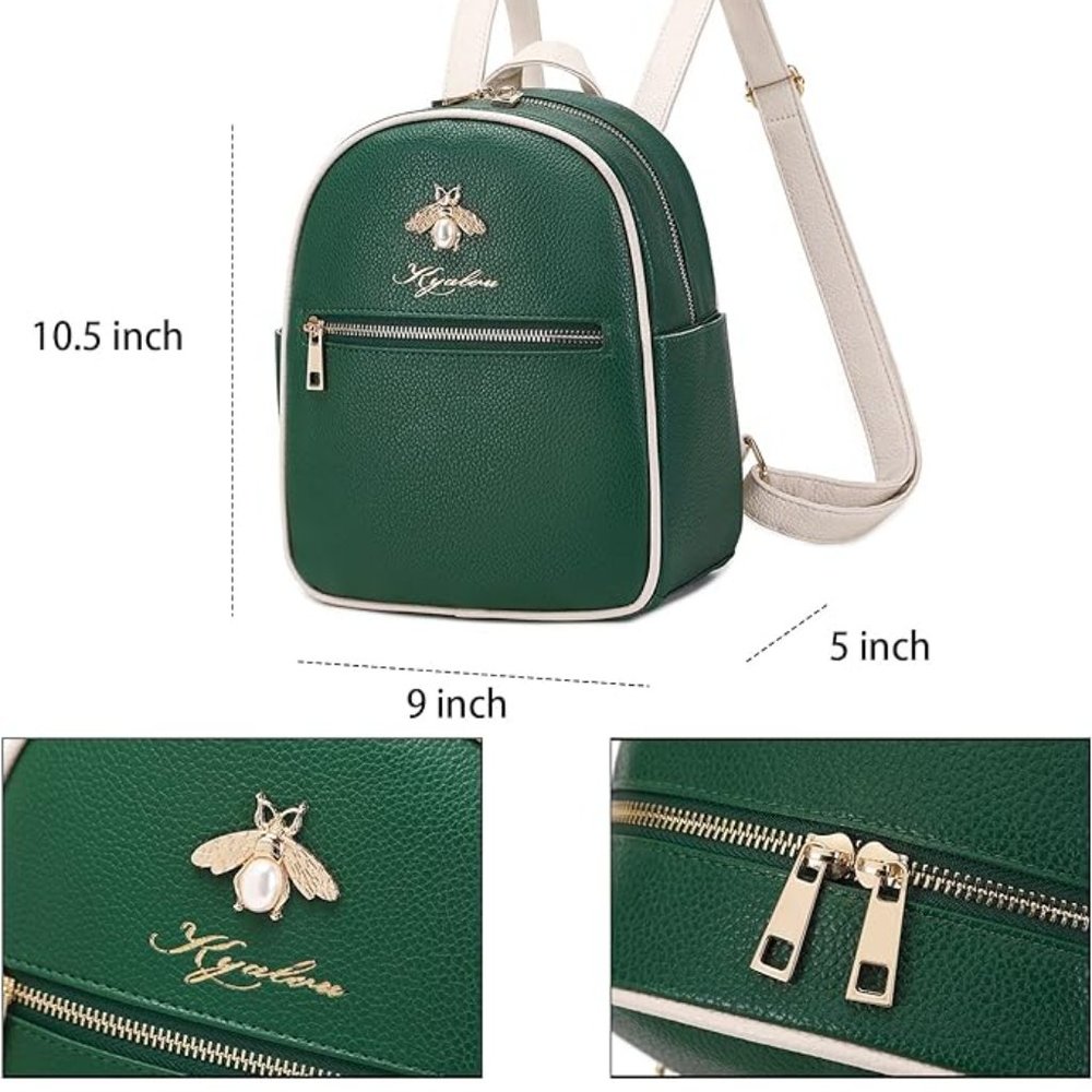 green strada mini backpack Mondo Stargazer Convertible Backpack: Spearmint LOLA Backpacks It closes with a single strap featuring a metal hook and includes an inner zip pocket and a back pocket for quick access Loungefly Merida & Bear Cubs